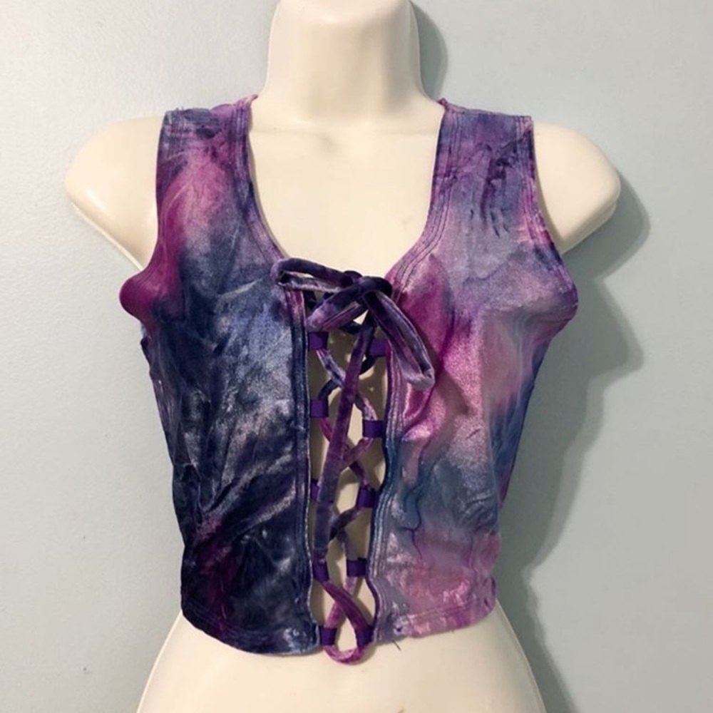 Rave Purple Tie-Dye Tank Top